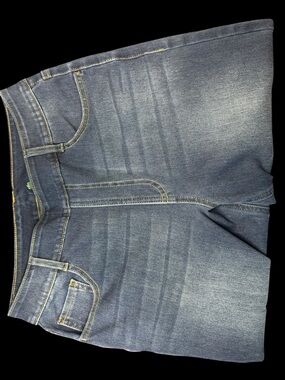 HALARA Women's Flare/Wide Leg Jeans in Dark Indigo